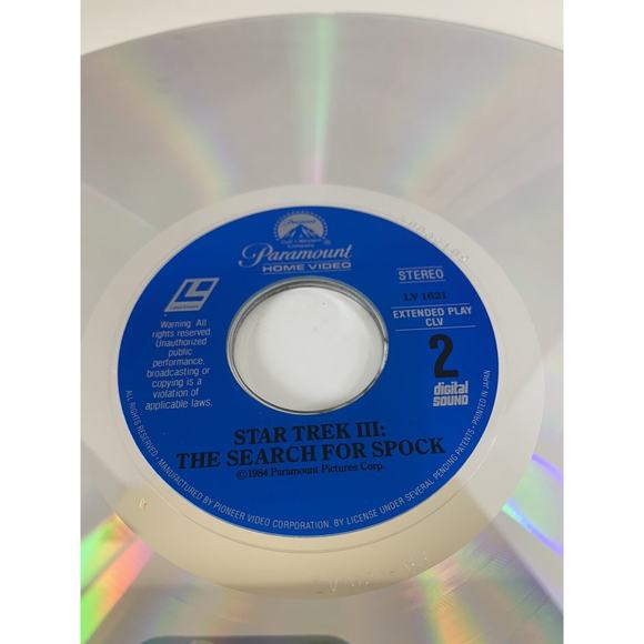 Vintage Stereo‎ Laser Video Disc Star Trek III The Search For Spock - Picture 5 of 7